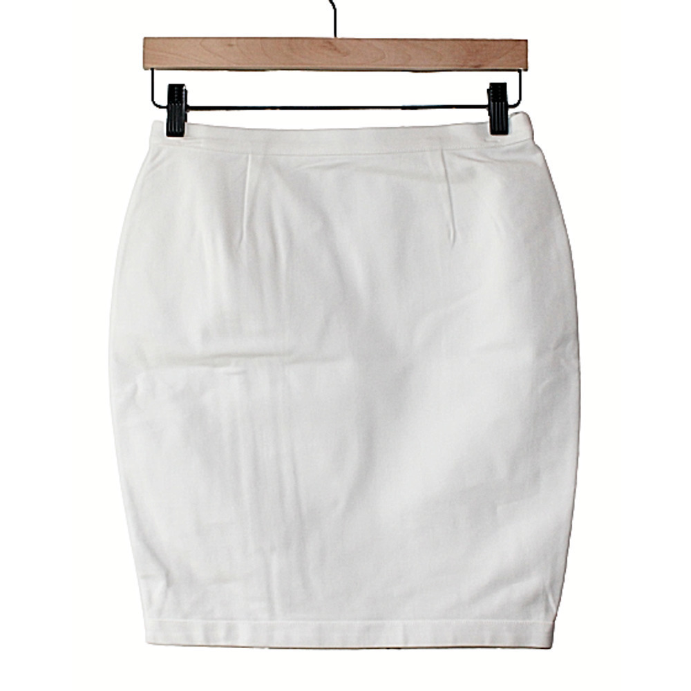 𝅺cupcakes and Cashmere Jann Ivory Pencil Skirt - Picture 2 of 4